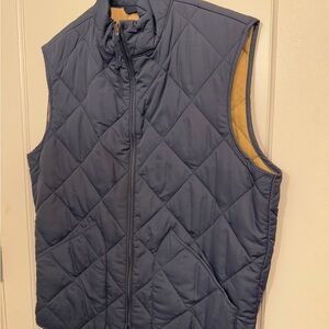 Men's Quilted Vest - Blue